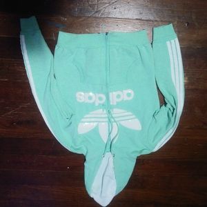 Adidas turquiose hoodie